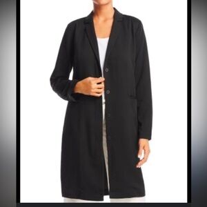 Eileen Fisher Black Duster Jacket